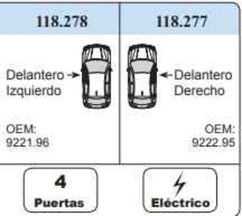 Foto 2ª: Elevalunas Eléctrico Delantero Izquierdo Peugeot 406 BERLINA 110CV 81KW