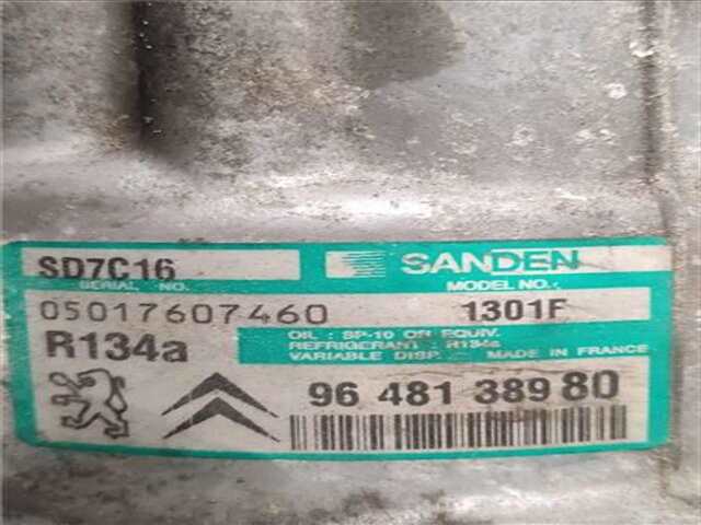 Foto 2ª: Compresor Aire Acondicionado Peugeot 407 2.0 HDI 135 [RHR (DW10BTED4)]