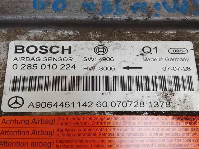 Foto 2ª: Centralita Airbag Mercedes Sprinter 0.1 (2009)