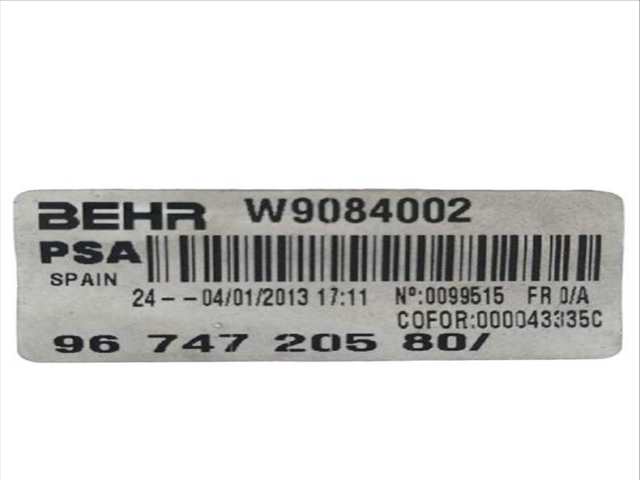 Foto 3ª: Intercooler Citroen DS5 2.0 HDI 135 (2011)