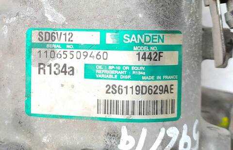 Compresor Aire Acondicionado Ford Fusion 1.4 TDCI