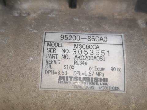 Foto 3ª: Compresor Aire Acondicionado Suzuki Ignis M13A (2004)
