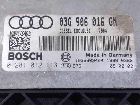 Foto 3ª: Centralita Motor ECU Audi A4 2.0 TDI AVANT 140CV 103KW [BLB] (2005)