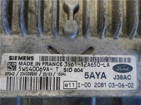 Foto 2ª: Centralita Motor ECU Ford Fiesta 1.4 TDCI 68CV 50KW [F6JA] (2003)