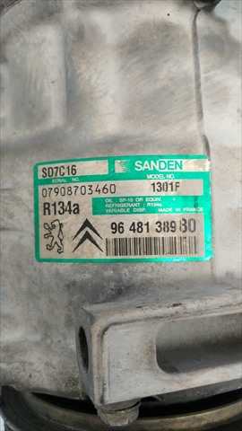 Foto 3ª: Compresor Aire Acondicionado Peugeot 407 2.0 HDI [D/RHR] (2004)