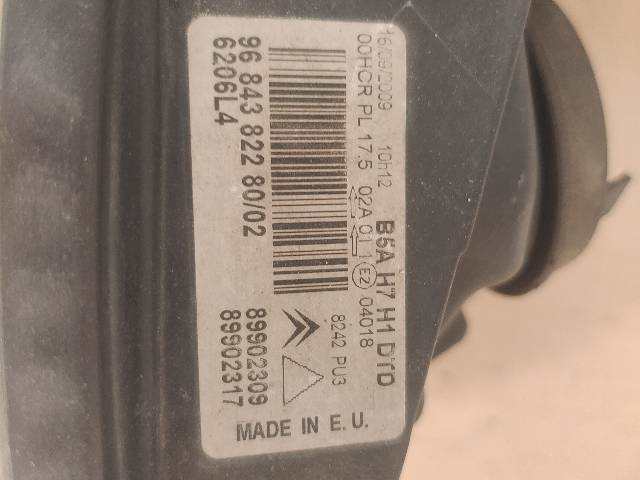 Foto 3ª: Faro Derecho Citroen C4 1.6 G [5FW] (2009)