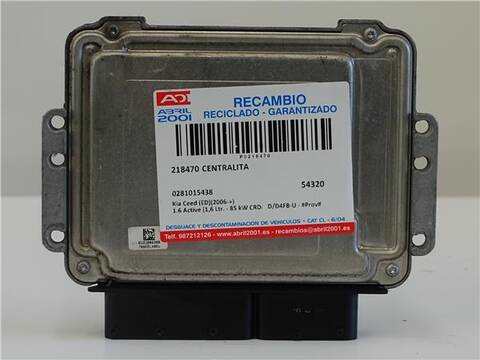 Centralita Motor ECU Kia Ceed 1.6 ACTIVE 116CV 85KW ED)
