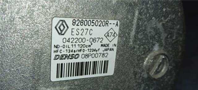 Compresor Aire Acondicionado Renault Zoe ELÉCTRICO BOSE [ELÉCTRICO 43 KW]