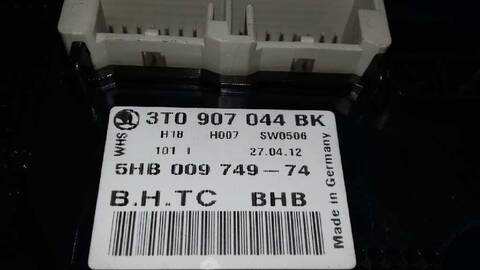 Foto 3ª: Mando Climatizador Skoda Octavia AMBITION BERLINA 105CV 77KW [CAY] (2012)