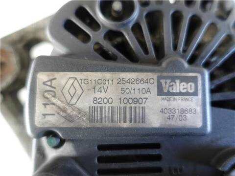 Foto 3ª: Alternador Renault Megane 1.6 16V BM0C CM0C) 113CV 83KW II BM0/1_ CM0/1_) [K4M 760] (2003)