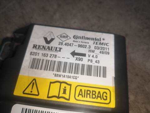 Foto 2ª: Centralita Airbag Dacia Sandero K9K892 (2012)