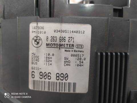 Foto 3ª: Cuadro de Instrumentos Bmw Serie 3 315 320D 136CV 100KW [D-20-4D-1] (2000)