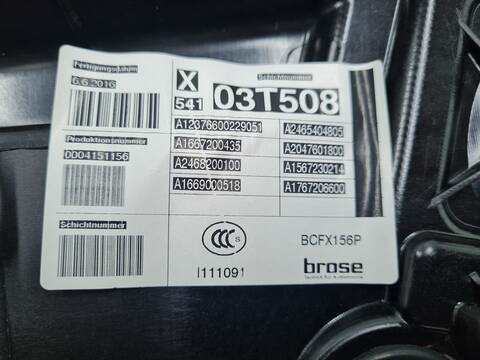 Foto 2ª: Elevalunas Eléctrico Delantero Derecho Mercedes Clase G 230 GLA 200 CDI 156.908) 136CV 100KW [651930] (2016)