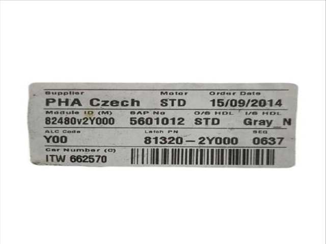 Elevalunas Eléctrico Delantero Derecho Hyundai ix35 1.6