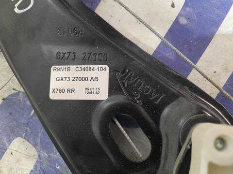 Foto 3ª: Elevalunas Manual Trasero Derecho Jaguar XE 2.0 DIESEL CAT 180CV 132KW (2014)