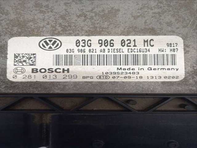 Foto 2ª: Centralita Motor ECU Skoda Octavia ELEGANCE 140CV 103KW [BMM] (2008)