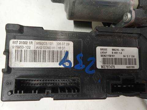 Foto 4ª: Elevalunas Eléctrico Delantero Izquierdo Renault Scenic 2.0 16V JZ0G JZ0P JZ1E JZ1P) 140CV 103KW [M4R 710,M4R 711,M4R 713] (2009)