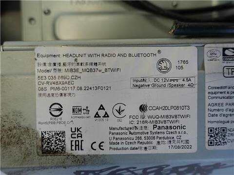 Foto 3ª: Pantalla Multifuncion Skoda Octavia 2.0 ACTIVE 116CV 85KW [DTR] (2022)