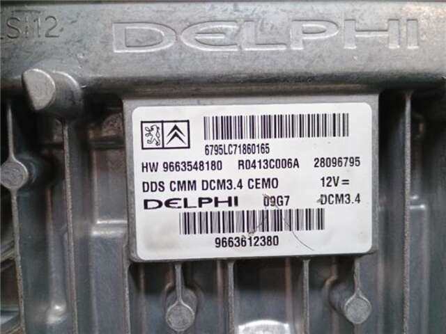Foto 2ª: Centralita Motor ECU Peugeot 407 2.0 PREMIUM [2.0 LTR. - 100 KW 16V HDI FAP] [RHR / DW10BTED4]
