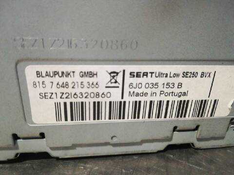 Sistema Audio Radio CD Seat Ibiza SPORT 105CV 77KW