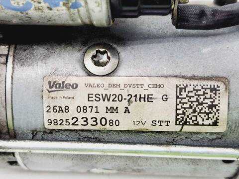 Foto 2ª: Motor de Arranque Peugeot 3008 ACTIVE 131CV 96KW [YH01] (2018)