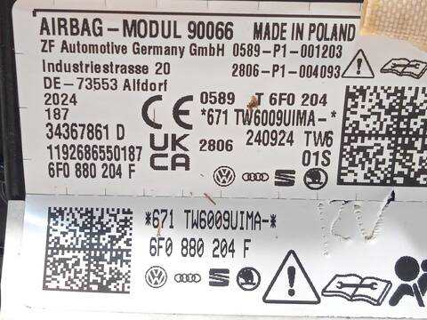 Foto 4ª: Airbag Delantero Derecho Seat Ibiza 1.0 TSI 116CV 85KW [DUSA] (2024)