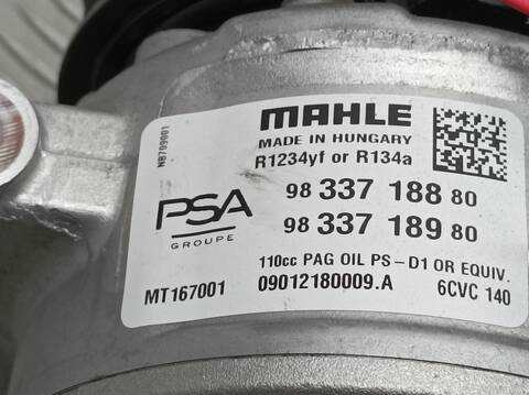 Foto 3ª: Compresor Aire Acondicionado Peugeot 308 ACTIVE PACK BLUEHDI 130 S S 131CV 96KW [YH01] (2022)