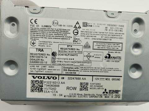 Foto 3ª: Sistema Audio Radio CD Volvo XC 40 T3 163CV 120KW [B3154T7] (2019)