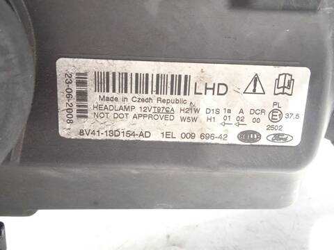 Foto 4ª: Faro Derecho Ford Kuga 2.0 TDCI 136CV 100KW [G6DG] (2008)