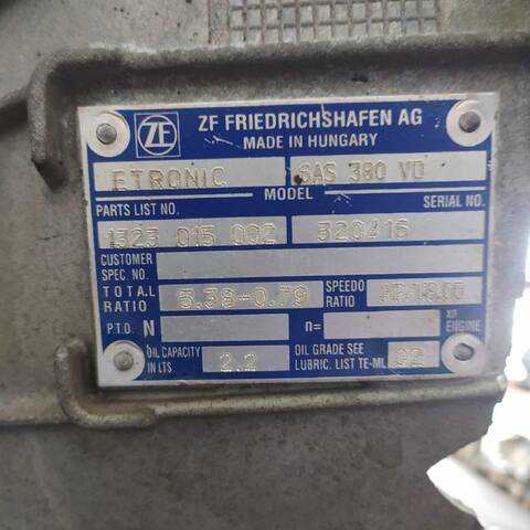 Foto 3ª: Caja Cambios Iveco Daily 50 C 17 (1998)