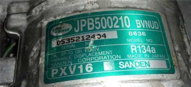 Compresor Aire Acondicionado Land Rover Range 4.4 V8 HSE [4.4 LTR. - 210 KW V8 CAT]