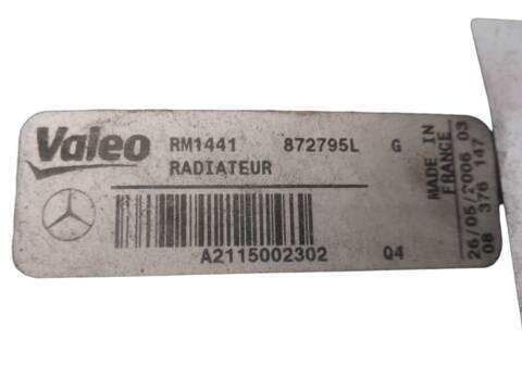 Foto 3ª: Radiador Motor Mercedes Clase C 160 CLS 350 219.357) (2004)