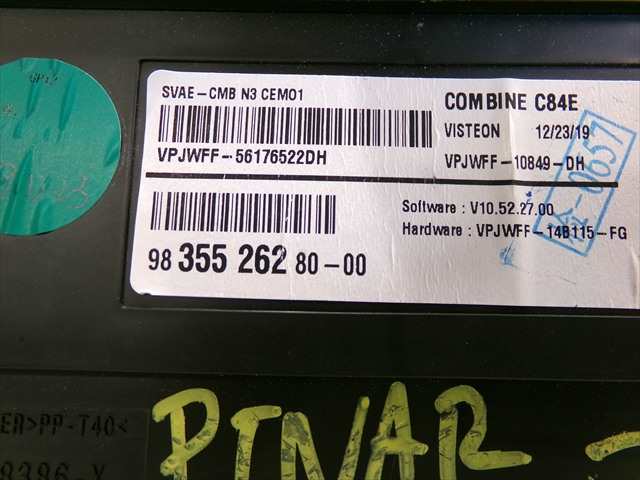 Foto 4ª: Cuadro de Instrumentos Citroen C5 1.2 G 2018- [HN05] (2020)