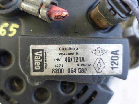 Foto 3ª: Alternador Renault Megane 1.9 DTI LA1U) 80CV 59KW I CLASSIC LA0) [F9Q 744] (2002)