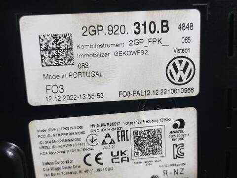 Foto 2ª: Cuadro de Instrumentos Volkswagen T-Cross ADVANCE 95CV [DKLA  DUSB  CHZL  DL] (2016)