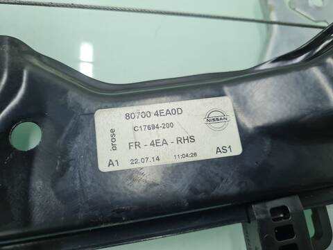 Foto 2ª: Elevalunas Eléctrico Delantero Derecho Nissan Qashqai ACENTA 116CV 85KW [HRA2DDT] (2014)