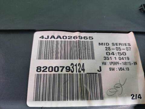 Foto 3ª: Cuadro de Instrumentos Renault Megane CONFORT AUTHENTIQUE 112CV [K4M] (2003)