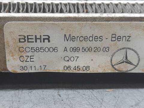 Foto 3ª: Radiador Calefaccion A.A. Mercedes Clase C 160 C 220 BLUETEC - D 205.204) 170CV 125KW [651921] (2018)