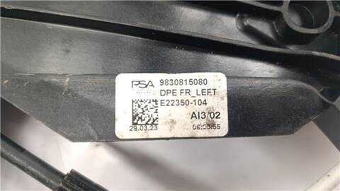 Elevalunas Eléctrico Delantero Izquierdo Opel Astra 1.2 FPHNSL FPHNSR) 131CV 96KW