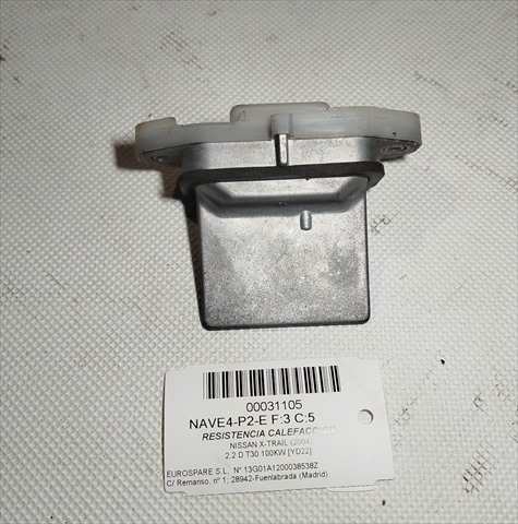 Foto 3ª: Calefacción Nissan X-Trail 2.2 D T30 [YD22] (2004)