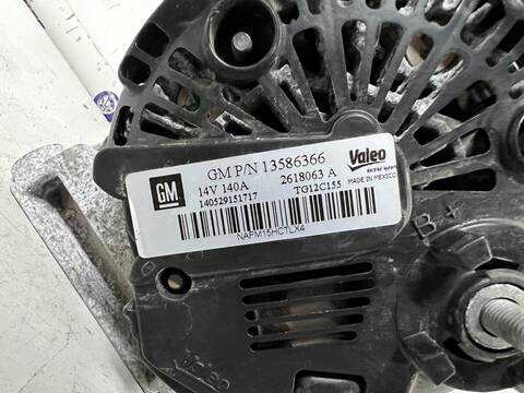 Foto 2ª: Alternador Opel Meriva EXCELLENCE 110CV 81KW [B16DTL] (2015)