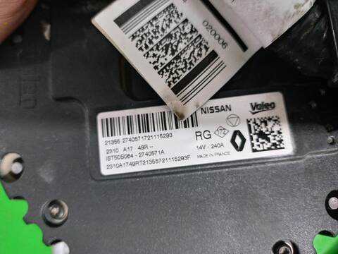 Foto 3ª: Alternador Nissan Qashqai 1.3 DIG-T 140CV [HR13DDT] (2013)