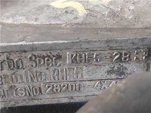 Foto 3ª: Turbocompresor Hyundai Terracan 2.9 CRDI 4WD 150CV 110KW [D J3] (2002)