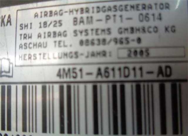 Foto 1ª: Airbag Lateral Delantero Izquierdo Ford Focus 1.6 TDCI [HHDA]