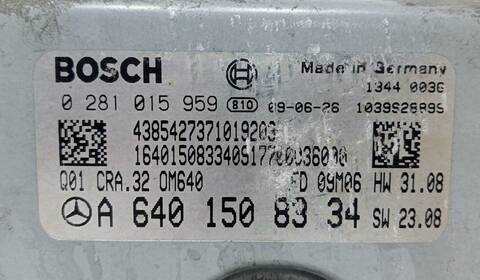 Foto 3ª: Centralita Motor ECU Mercedes Clase B 150 2.0 CDI CAT 140CV [640941] (2005)