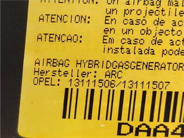 Foto 3ª: Airbag Delantero Izquierdo Opel Combo 1.3 CDTI 16V [Z 13 DT]