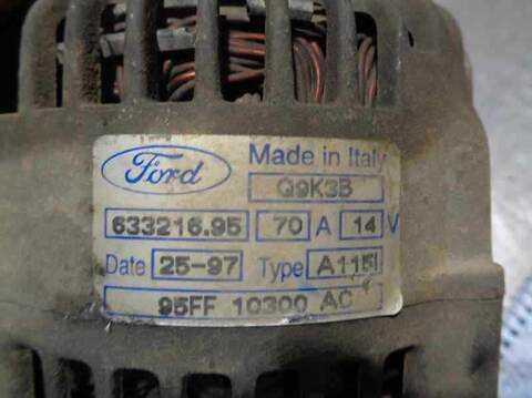 Foto 2ª: Alternador Ford Escort BERLINA 70CV 51KW [RVA] (1997)