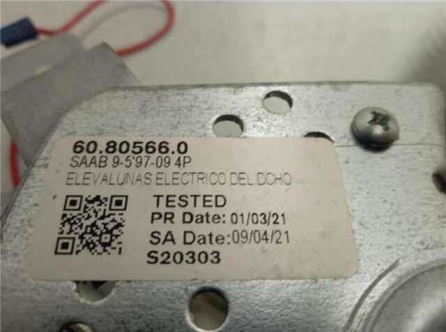 Foto 3ª: Elevalunas Eléctrico Delantero Derecho Saab 9-3 1.9 TID BERLINA (06.1997-_06.2001) [Z 19 DTH]