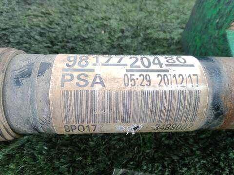 Foto 3ª: Transmision Delantera Derecha Peugeot Expert 1.6 BLUEHDI 95 95CV 70KW FURGONETA [BH02] (2018)