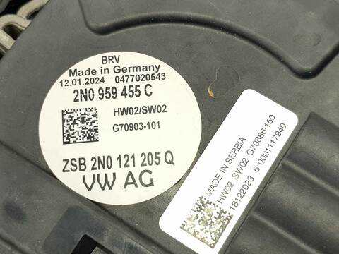 Foto 3ª: Electroventilador Volkswagen Crafter 35 FURGON BM TN FWD (2017)